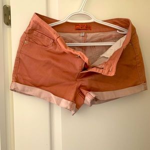 Wax Jean Pink Shorts Large